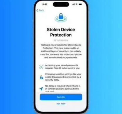 广宁苹果授权维修店分享被盗设备保护功能开启方法 