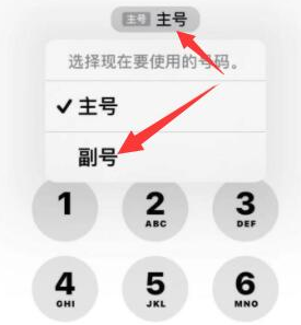 广宁苹果14维修店分享iPhone 14 Pro Max使用副卡打电话的方法 